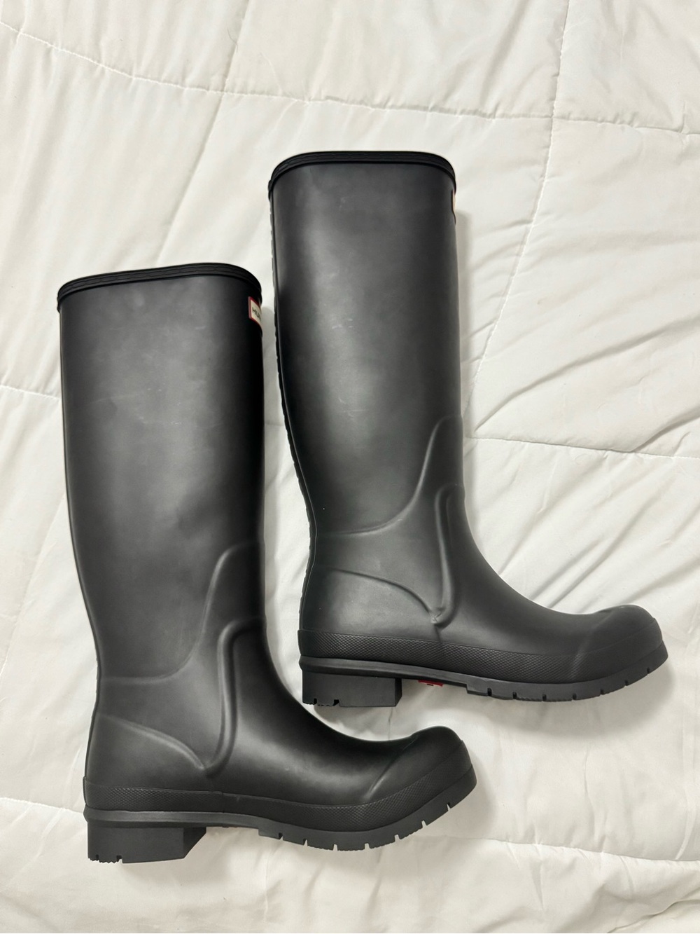 Hunter Black Tall Women's Rain Boots